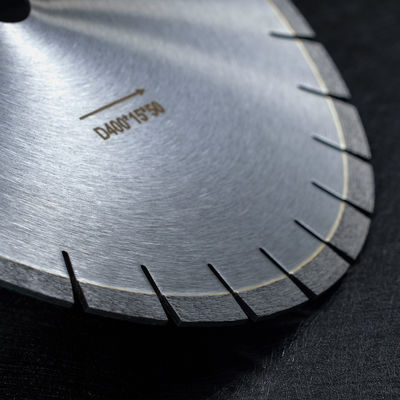 6 Zoll Turbo-Diamant-Schneidesaug Klinge 0,025 Zoll Dicke für Schneidleistung