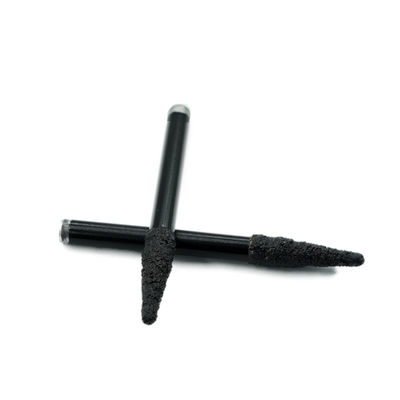 Vakuumbrähte Diamant 6mm 8mm Fräsmaschine Gravur V Bits Flach für Marmor Schnitzerei
