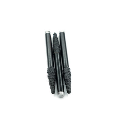 Vakuumbrähte Diamant 6mm 8mm Fräsmaschine Gravur V Bits Flach für Marmor Schnitzerei