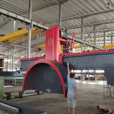 Linsing Vier-Posten-Guide-Multi-Blade-Brücke Säge-Maschine für Granit-Block-Schneiden