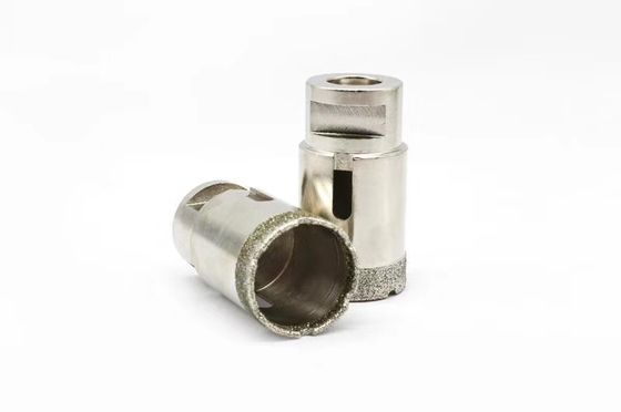 6 mm Vakuumbrazed Diamant Finger Bits für Marmor Bohren Zuführung Rate 24-48 "pro Minute