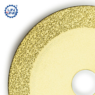 10,8 mm Stahlkerndicke Vakuumbrähte Diamant-Schneidplatte für Metallstein-Aluminium