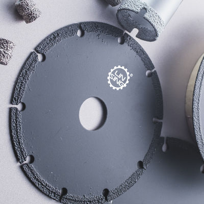 10,8 mm Stahlkerndicke Vakuumbrähte Diamant-Schneidplatte für Metallstein-Aluminium