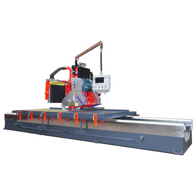 Rotmarmor-Granit-Linienbaluster Geländer-Skirtschneiden CNC-Steinprofilmaschinen
