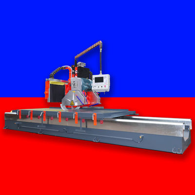 Rotmarmor-Granit-Linienbaluster Geländer-Skirtschneiden CNC-Steinprofilmaschinen