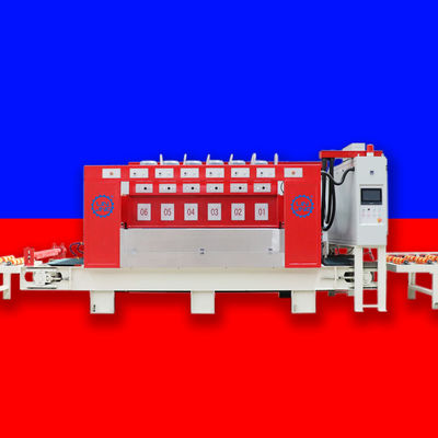 Schleiffunktion PLC Automatische kontinuierliche Granit-Marmor-Stein-Busch-Hammermaschine