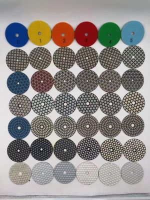 125 mm Nasspolierpad für das Polieren von Granit, Marmor, Steinschale Harz Pad Vorteil