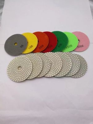 125 mm Nasspolierpad für das Polieren von Granit, Marmor, Steinschale Harz Pad Vorteil