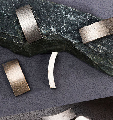 Schneiden LINSING Typ Runde Matrix Kern Beton Diamant Segment für Kern Bohrstück