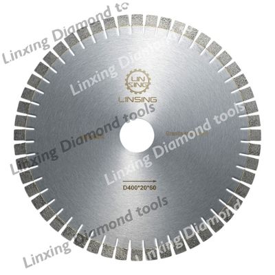 Hochleistungs-Silber-/Schwarze-Diamant-Sägen für das Schneiden von Steingranit