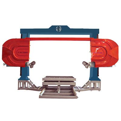 Steinindustrie 6800 kg Automatische CNC-Diamantdrahtsäge zum Profilieren von Steinen