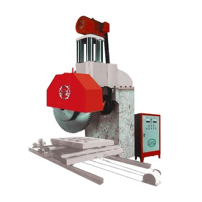 Einarm-Mehrblätter-Stein-Schneidmaschine zum Profilieren von roten Granitblöcken