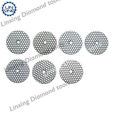 4'' Diamantpolierwerkzeuge für Granit, Marmor, Stein, 3-Stufen-Pads, Abrasiven, Sandpapier