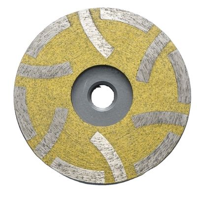 Schärfe Einreihenrad für gute Verschleißfestigkeit Granitharz gefüllt Turbo-Cup-Rad