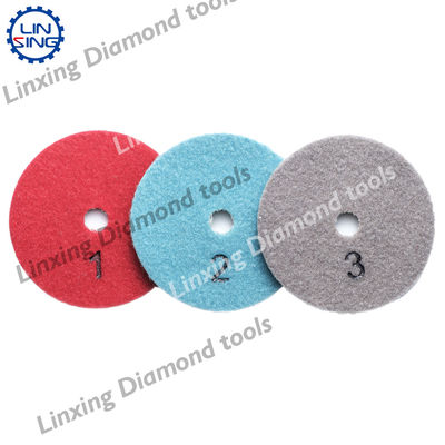 Individuelle OBM-Unterstützung trockene nasse Diamantpolierpads für ein einwandfreies Finish