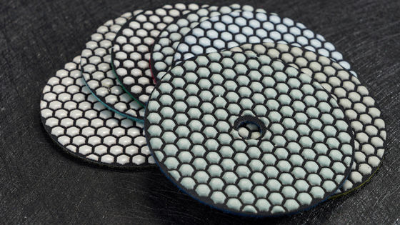 OEM-Unterstützung 125 mm Harzbindung Diamant Flexible Trockenpolieren Pad für Granitmarmor