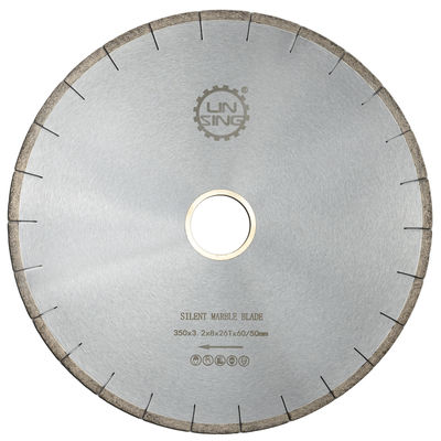 Hochfrequenzbrastete Diamantmarmorscheibe 400 mm für das Schneiden von Sinterstein mit langer Lebensdauer