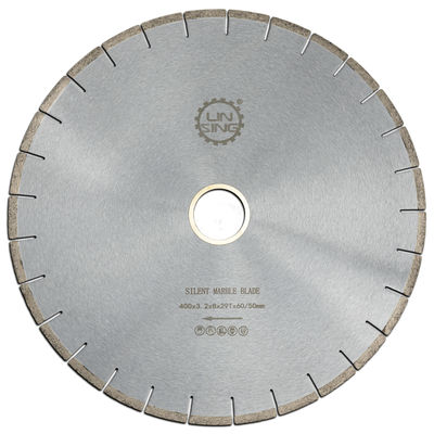 Hochfrequenzbrastete Diamantmarmorscheibe 400 mm für das Schneiden von Sinterstein mit langer Lebensdauer