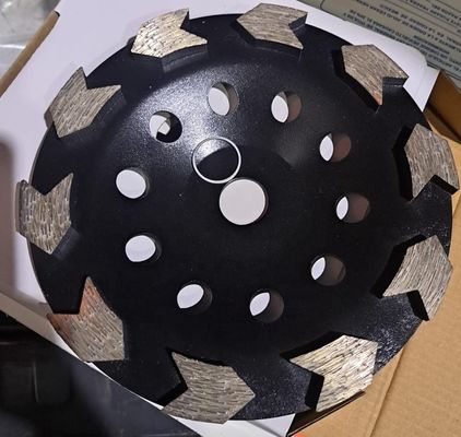 Gute Abnutzungsbeständigkeit Diamantsegmentiertes Turbo-Cup-Rad für kundenspezifische Unterstützung OEM
