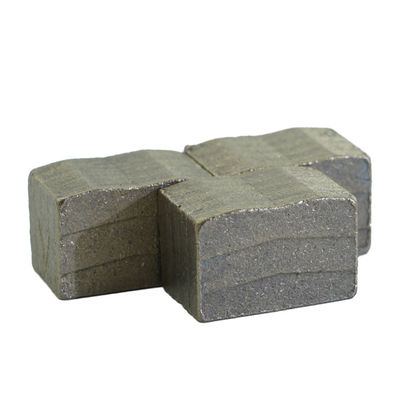 OEM-unterstützte Drei-Klingen-Diamantsegmente für das Schneiden von Bergbausteinen 22*15,6/16,4*15mm