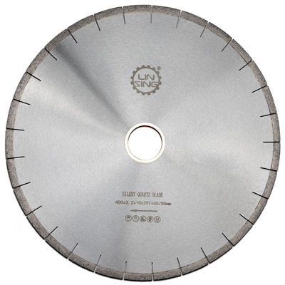 40 mm CrN Veredelung professionelle Diamantsäge für schnelles Schneiden von Quarz D400 mm