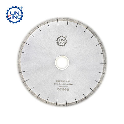 40 mm CrN Veredelung professionelle Diamantsäge für schnelles Schneiden von Quarz D400 mm