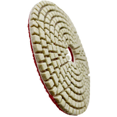 A-Klasse 4 Zoll Harz Bindung 4 Schritt Flexible Polierpads für trockene kundenspezifische Unterstützung ODM