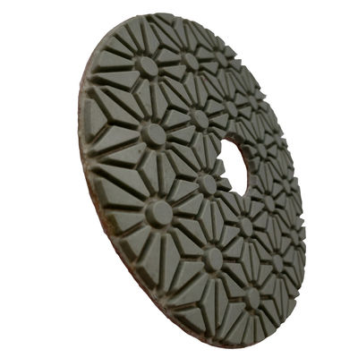 A-Klasse 4 Zoll Harz Bindung 4 Schritt Flexible Polierpads für trockene kundenspezifische Unterstützung ODM