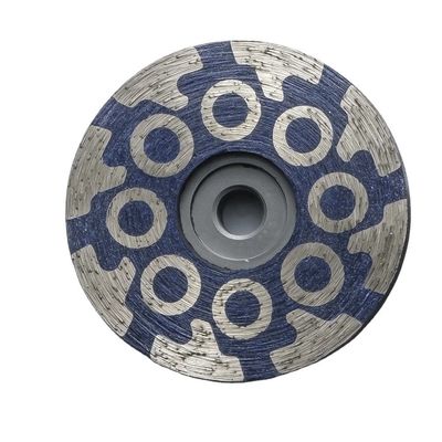 Sechssegmentierte Diamantpulver-Taschenrad für die Turbo-Granit-Schleiferei mit Harz