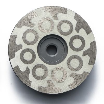 Sechssegmentierte Diamantpulver-Taschenrad für die Turbo-Granit-Schleiferei mit Harz