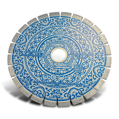 D350mm-Nitrid-Abschichtung Diamantsäge-Klinge für Steinschnittwerkzeug beim Schneiden von Granitplatten