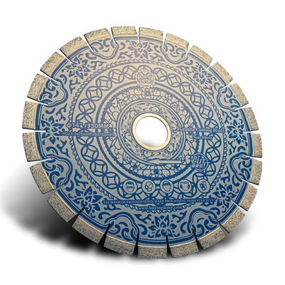 D350mm-Nitrid-Abschichtung Diamantsäge-Klinge für Steinschnittwerkzeug beim Schneiden von Granitplatten