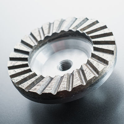Customized Support OEM Metal Bond Diamond Angle Grinder Cup Wheel für das Steingeläutern