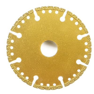 Schneidende Vakuumschmelzschneider Schleifscheibe 230 mm mit Metallpulver Diamantharz