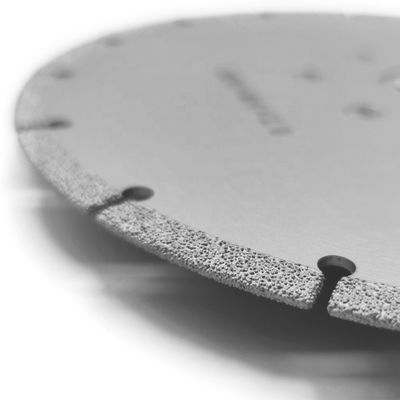 Schneidende Vakuumschmelzschneider Schleifscheibe 230 mm mit Metallpulver Diamantharz