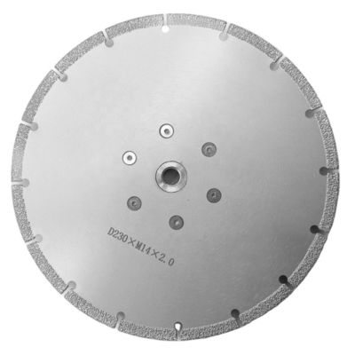 Schneidende Vakuumschmelzschneider Schleifscheibe 230 mm mit Metallpulver Diamantharz
