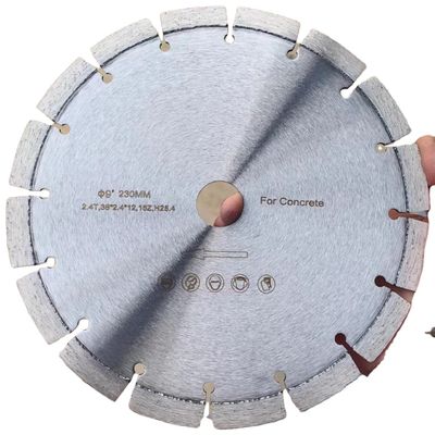 230 mm Beton-Laser-geschweißte Diamantsäge-Schneidscheibe für schwere Anwendungen