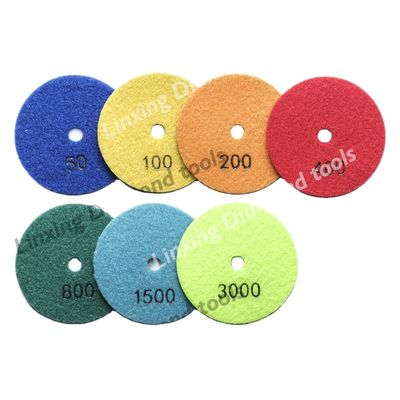 Harzbindung D150MM D180MM Trocken-Nass-Diamantpolierpads Grit buff