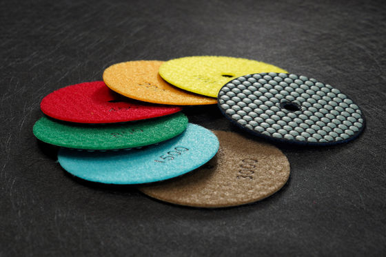 Harzbindung D150MM D180MM Trocken-Nass-Diamantpolierpads Grit buff