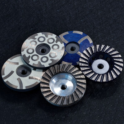 40/50 Grit 4 Zoll Diamant-Schleifbecherräder mit Metallbindemittel