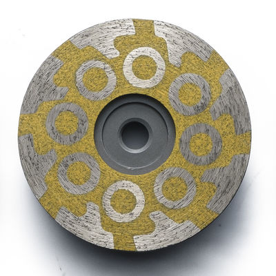 Durchmesser maßgeschneiderte akzeptable 100 mm Cup Diamant Schleifrad für Platten Polieren
