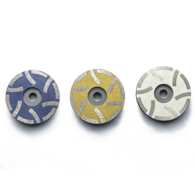 Durchmesser maßgeschneiderte akzeptable 100 mm Cup Diamant Schleifrad für Platten Polieren