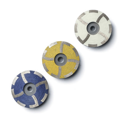 Durchmesser maßgeschneiderte akzeptable 100 mm Cup Diamant Schleifrad für Platten Polieren