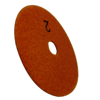 Steinflexible Abrasive 4&quot; Harzbindung 3 Stufen Polierpads für Granitmaschinen